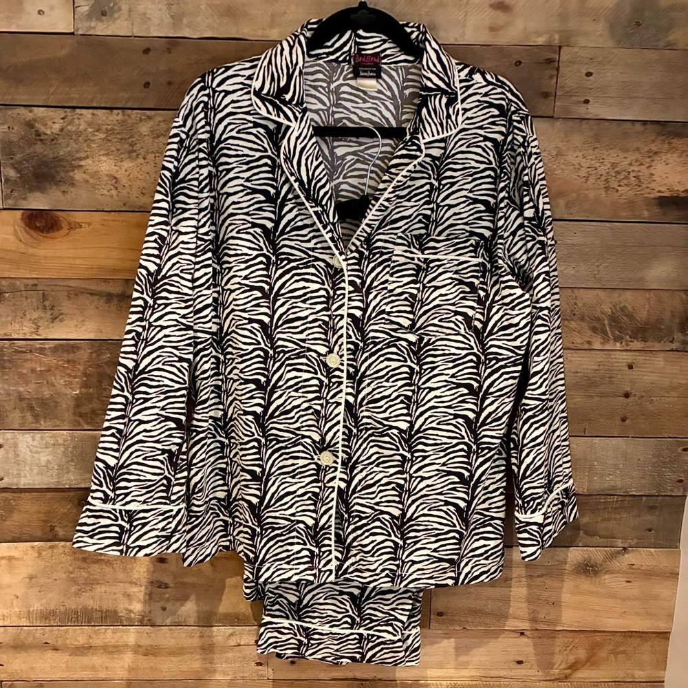 BedHead Black and White Zebra Pajama Set